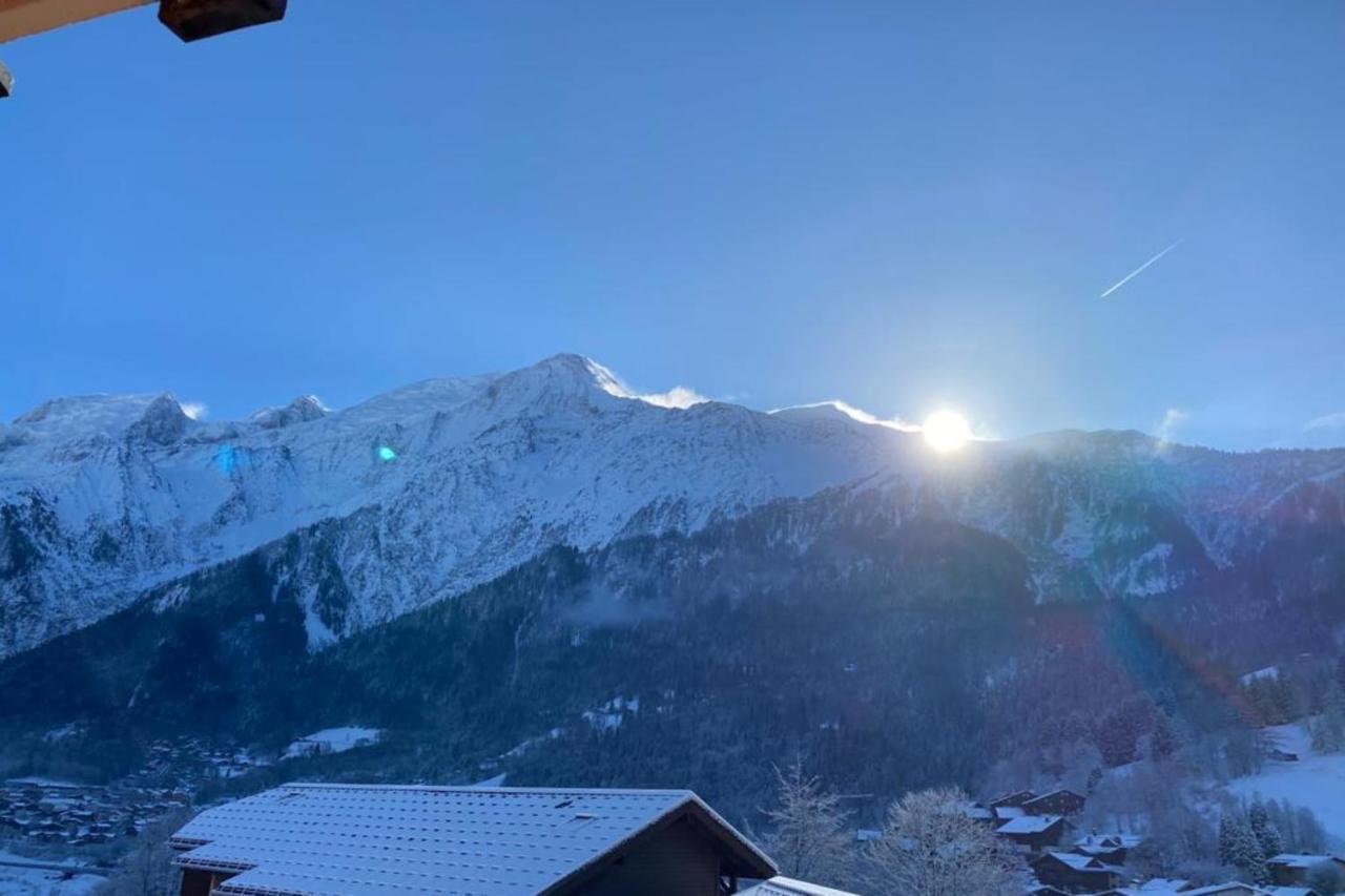 Vue Des "Chavants" Studio 20 M With Balcony Les Houches Extérieur photo